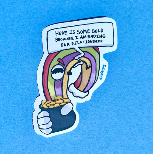 Atmosmoods:  Regretful Rainbow Sticker