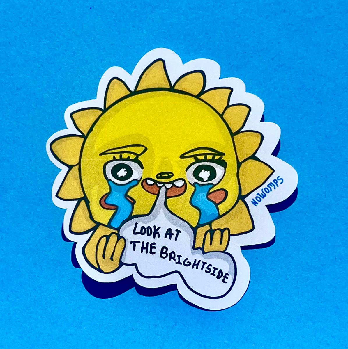 Atmosmoods: Satirically Optimistic Sun Sticker